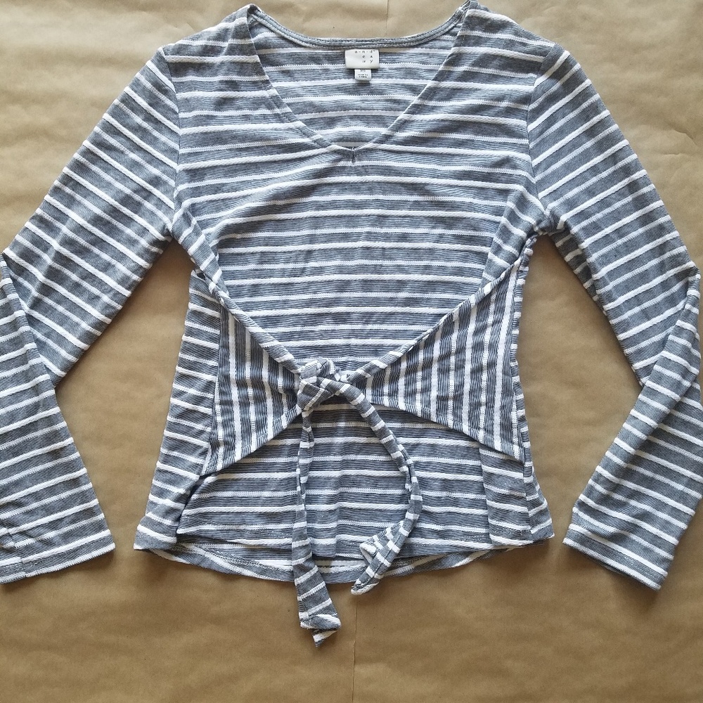 White and Grey Top